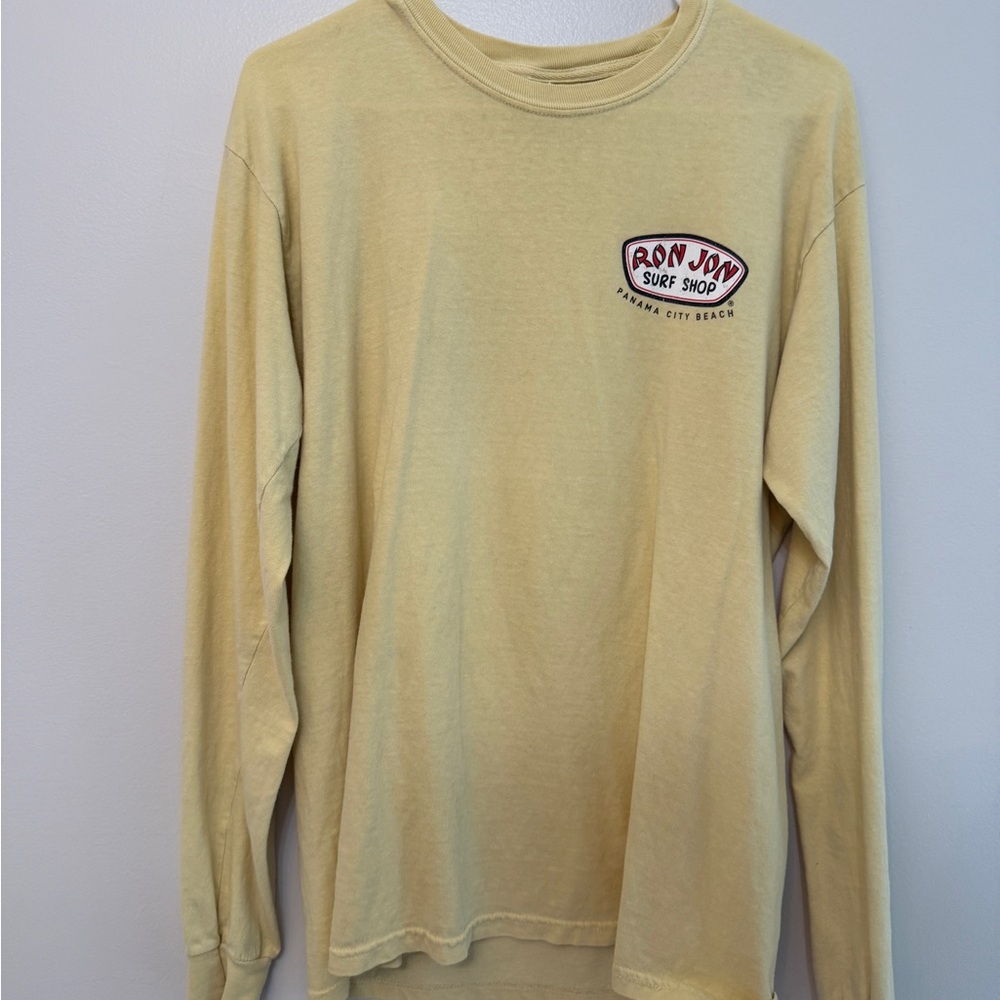 Comfort Colors Soft Yellow Long Sleeve Shirt